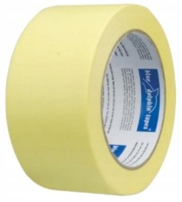 TAŚMA MALARSKA PAPIEROWA ŻÓŁTA 25MM X 50M DOLPHIN