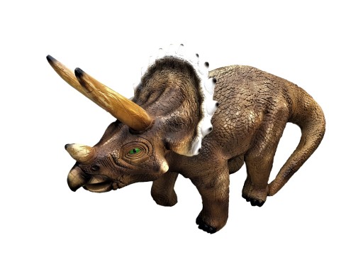 FIGURKA OGRODOWA - DINOZAUR ŚREDNI TRICERATOPS