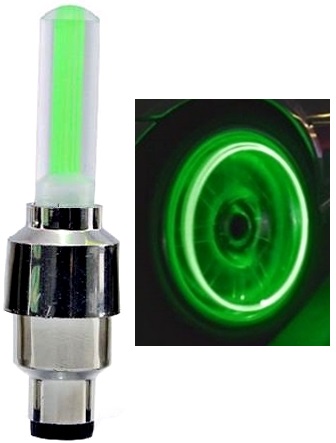 WENTYLE ŚWIECĄCE NA KOŁA SAMOCHODOWE LAMPY TUNING