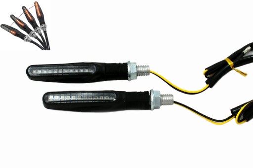 Kierunkowskazy Dynamiczne Elastyczne Slim LED miga