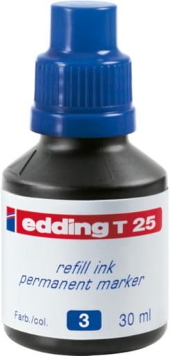 Tusz do markerów EDDING T25 30 ml niebieski