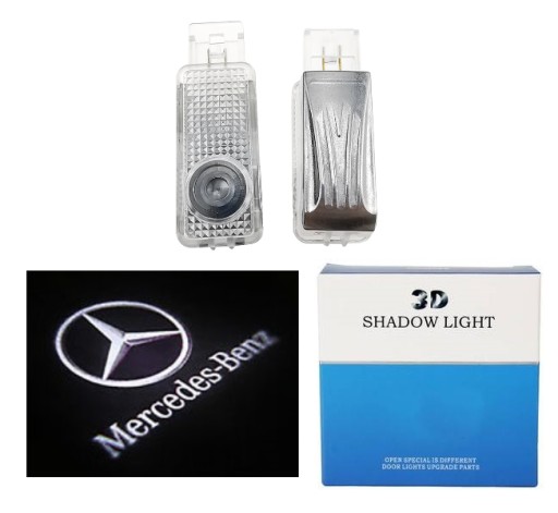 LED LOGO PROJEKTOR MERCEDES C W203 CLK W209 SLK
