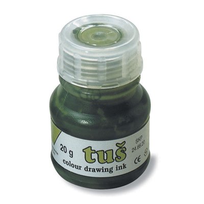 KIN TUSZ KREŚLARSKI ZIELONY 20 ml
