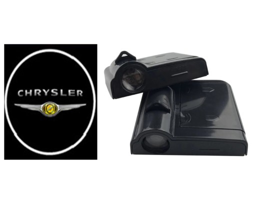LED LOGO PROJEKTOR HD 3D BEZPRZEWODOWE CHRYSLER