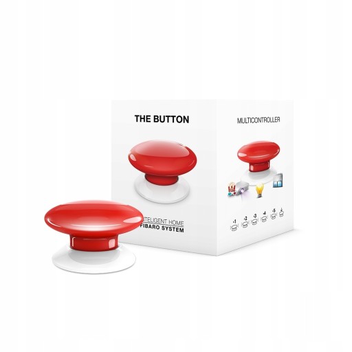 FIBARO The Button FGPB-101-3 (czerwony) Z-wave
