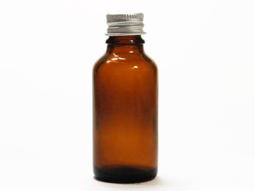 BUTELKA SZKLANA 50 ml Z ALUMINIOWĄ ZAKRĘTKĄ ATEST