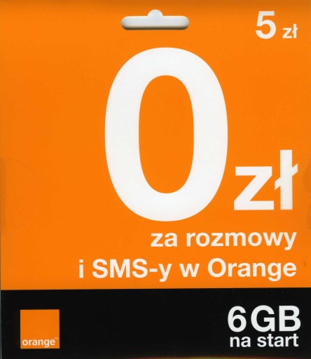 STARTER ORANGE 5Pln Vat 23% HURT PROMO