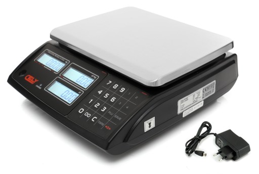 WAGA SKLEPOWA Z LEGALIZACJĄ 15KG /2G ELEKTRONICZNA