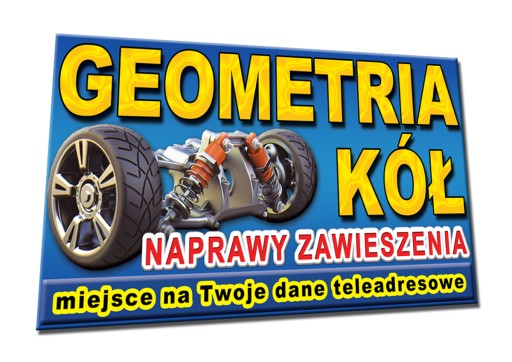 BANER 2x1 GEOMETRIA KÓŁ NAPRAWA ZAWIESZENIA auto