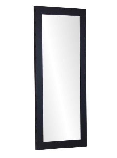 LUSTRO w ramie 120x40 RAMA CZARNA, CZARNE + gratis