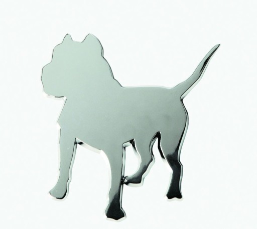 EMBLEMAT NAKLEJKA PITBULL AMSTAFF DOG PIES LOGO