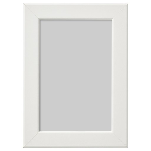 IKEA FISKBO Ramka na jedno zdjęcie biała 15x10 cm