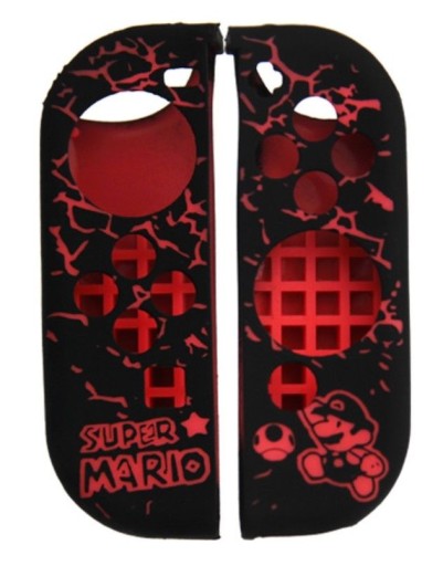 2x Etui silikonowe soft do Joy-Con Nintendo Switch oraz OLED Mario Czerwone