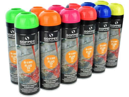 FARBA GEODEZYJNA SOPPEC FLUO , 12szt. PROMOCJA
