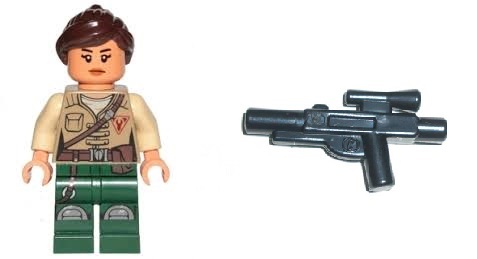 Lego Star Wars Kordi-Dark Green Legs + BROŃ -75186