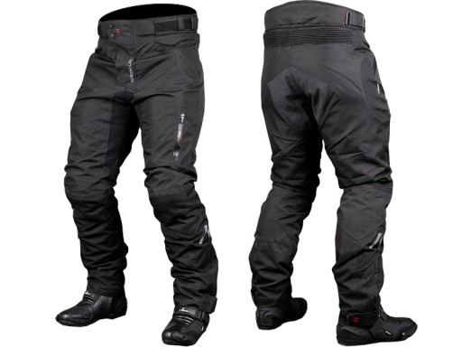 SPODNIE MOTOCYKLOWE ADRENALINE SOLDIER czarne