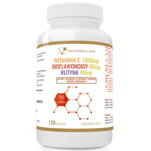 WITAMINA C 1000mg BIOFLAWONOIDY RUTYNA Odporność