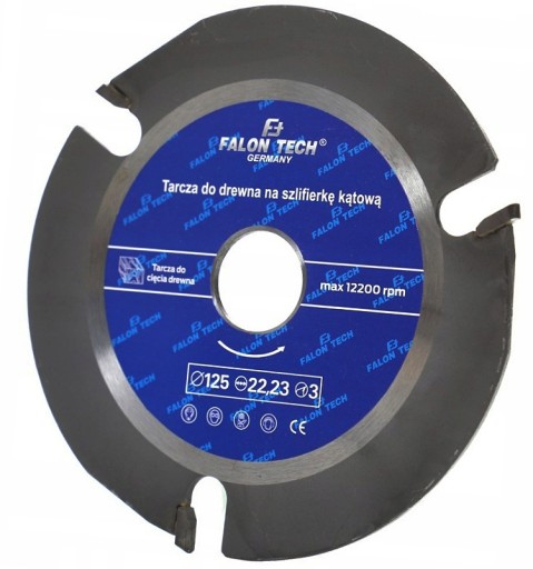 TARCZA TNĄCA DO CIĘCIA DREWNA NA FLEXA DIAKSA SZLIFIERKĘ KĄTOWĄ 3T 125mm