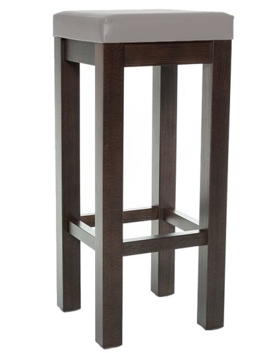 Taboret DREWNIANY Hoker ERGO poprzeczki wys.68 cm