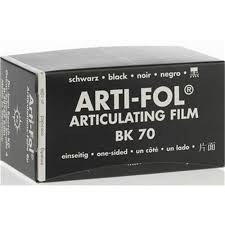 Bausch Folia artykul 8µ. szer. 75mm Arti-Fol black