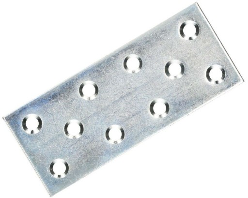 PŁYTKA PERFOROWANA ŁĄCZNIK PŁASKI OCYNK 96x40