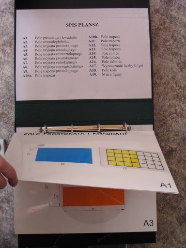 Zestaw plansz dydaktycznych do nauki matematyki