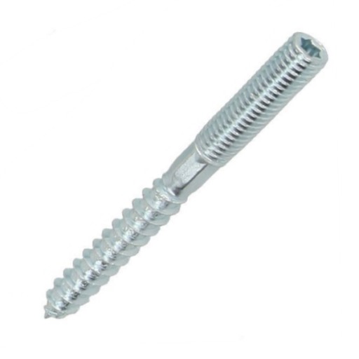 WKRĘT DWUGWINTOWY M6x60MM ŚRUBA TORX T15 OCYNK
