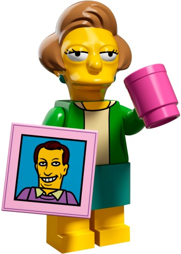 LEGO MINIFIGURES SERIA THE SIMPSONS 2 FIGURKA EDNA 71009