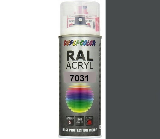 MOTIP RAL ACRYL 7031 POŁYSK DUPLI-COLOR FARBA AKRYL SPRAY 400 ML