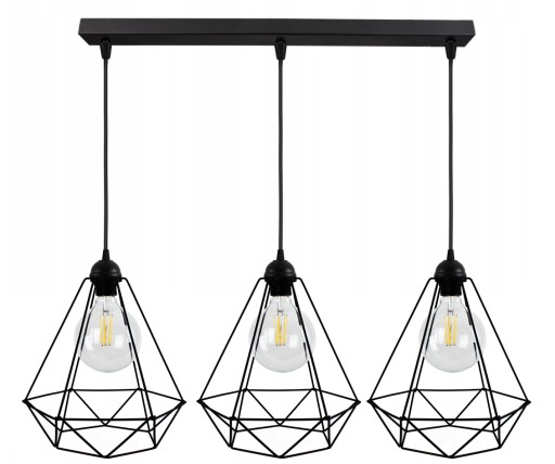 LAMPA WISZĄCA ŻYRANDOL PLAFON BRYLANT EDISON LED