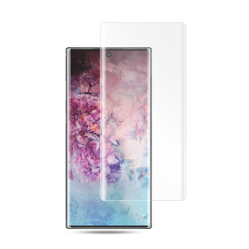 Galaxy Note 10+ Plus Szkło Hartowane UV + LAMPA
