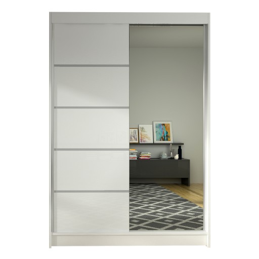 SZAFA PRZESUWNA Lino III z lustrem 120cm GARDEROBA