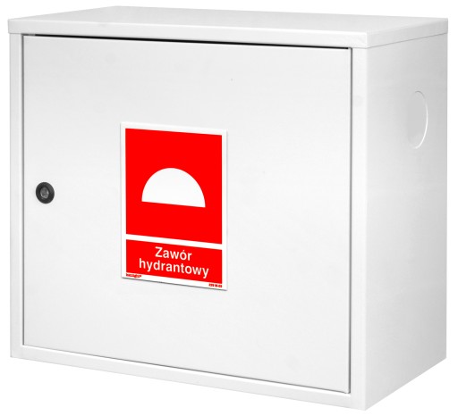 SZAFKA HYDRANTOWA SKRZYNKA NA ZAWÓR 35x45x25 BIAŁA