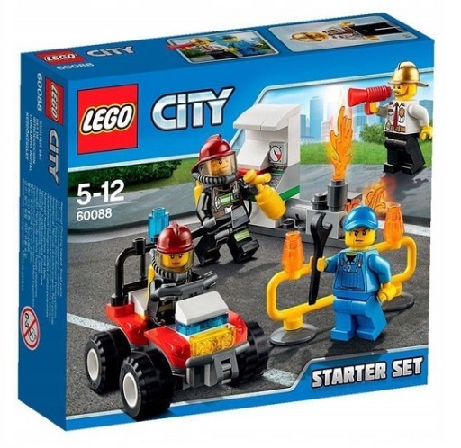 LEGO 60088 СТАРТОВЫЙ НАБОР «ПОЖАРНЫЙ ГОРОД»
