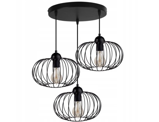 LAMPA WISZĄCA ŻYRANDOL PLAFON RETRO EDISON LED