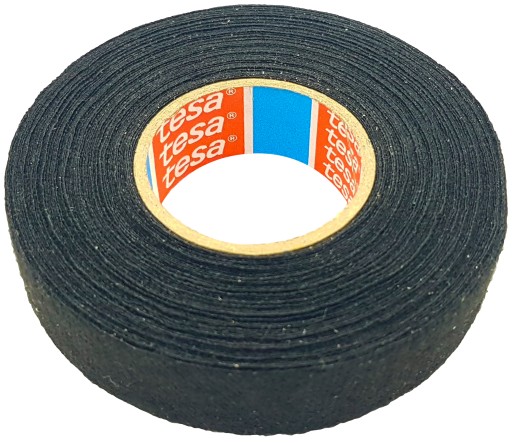 TAŚMA IZOLACYJNA PARCIANA TESA 19MM 15M Z MESZKIEM