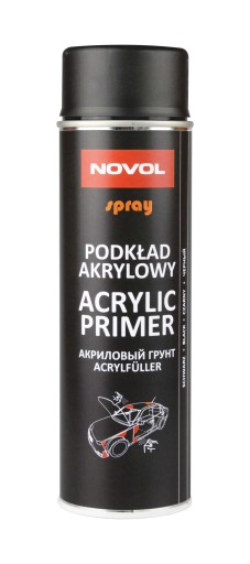 NOVOL Podkład akrylowy czarny spray
