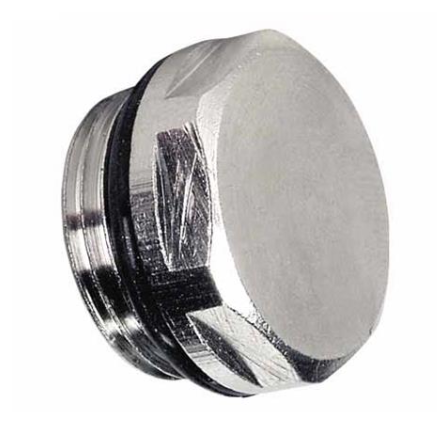 KOREK ZAŚLEPIAJĄCY O-RING DO GRZEJNIKA 1/2'' CHROM