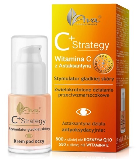 AVA C+ STRATEGY KREM POD OCZY WIT C z ASTAKSANTYNĄ