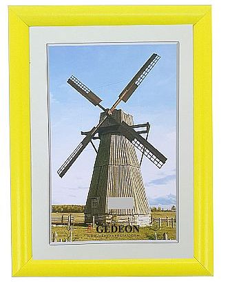 RAMKA DO ZDJĘĆ 30x40 RAMKI NA ZDJĘCIA żółta