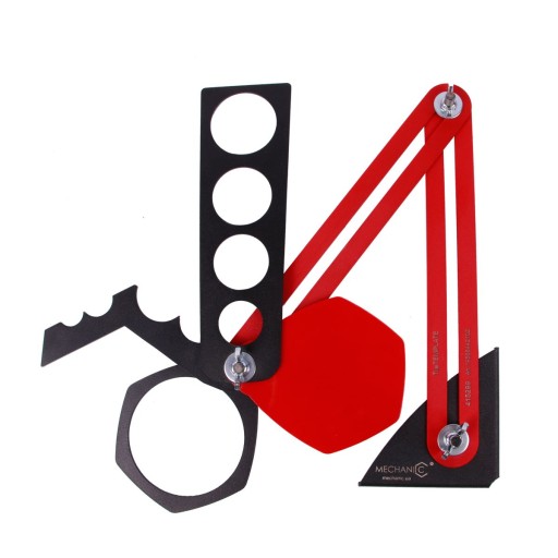 MECHANIC Tile Template Szablon do Płytek otworów