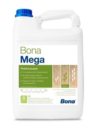 Bona Mega Półmat 5l Lakier do podłóg