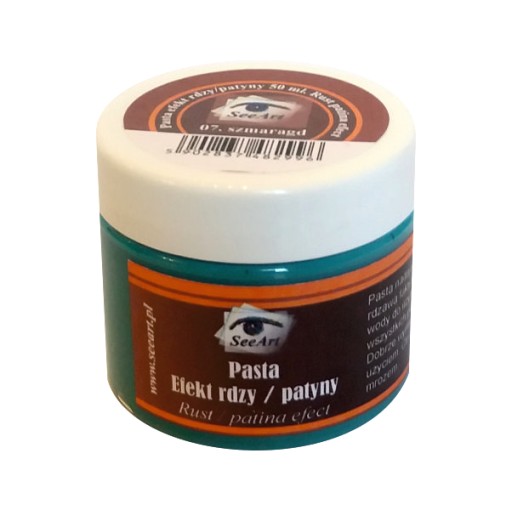 Pasta Efekt Rdzy Patyny SeeArt 50 ml. 07 szmaragd