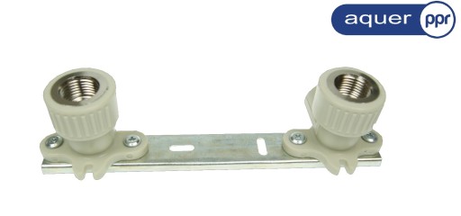 LISTWA MONTAŻOWA POD BATERIĘ ROZSTAW 100 METALOWA 10 cm