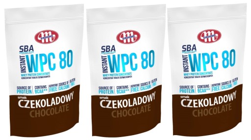 Mlekovita SBA WPC80 2100g białko WPC - Czekoladowy