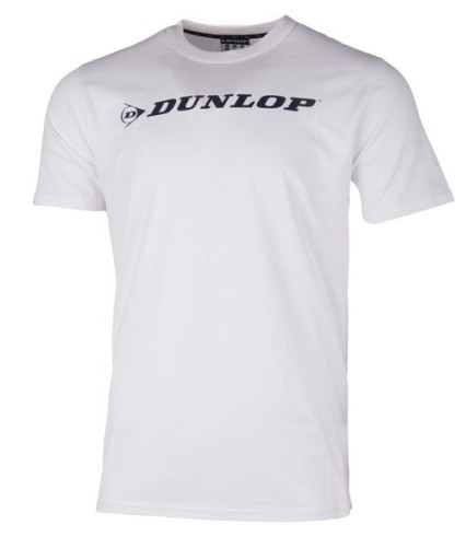 KOSZULKA TENISA DUNLOP ESSENTIAL TEE MEN 19 WH S