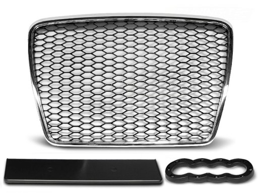 GRILL ATRAPA AUDI A6 C6 09-11 RS CHROM
