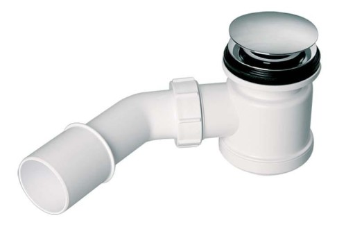 MCALPINE syfon brodzikowy chrom klik-klak HC26CLCP
