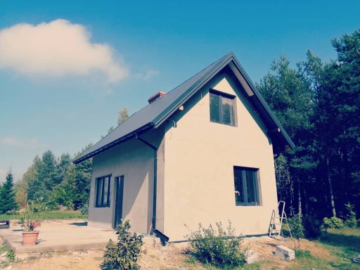 Projekt domu 35m2 z poddaszem, Dom bez pozwolenia
