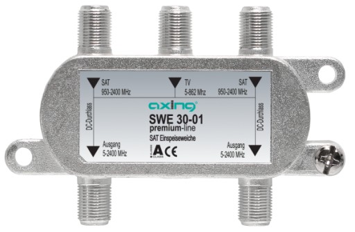 Sumator sygnałów TV/SAT Combiner AXING SWE 30-01